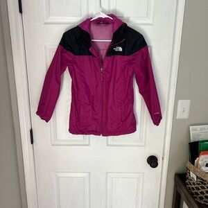 The North Face Berry 3 in One Ski Jacket With Zip Out Fleece, Girls M 10/12